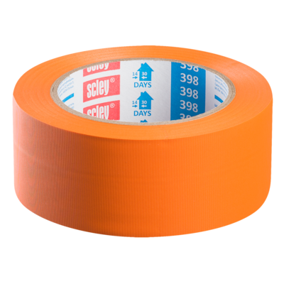 Scley Taśma ochronna 397, 38 mm x 33 m tynkarsko-malarska, pomarańczowa 30 dni