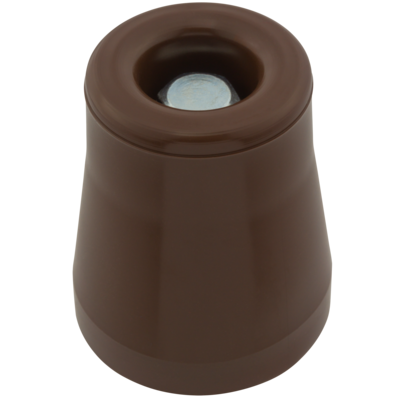 Odbojnik drzwiowy gumowy duży Ø53 mm brąz