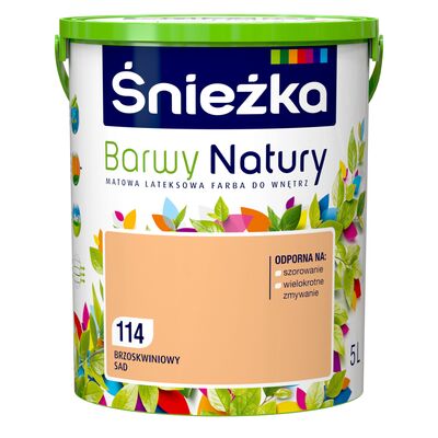 Śnieżka Farba lateksowa Barwy Natury brzoskwiniowy sad 114 5 l