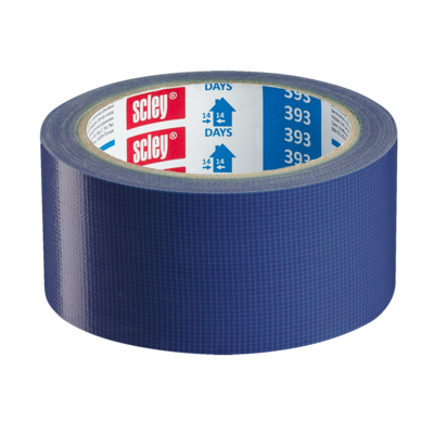 Scley Taśma tynkarska 393, 38 mm x 33 m PE niebieska 14 dni