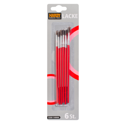 HARDY Zestaw pędzli malarskich 6 sztuk