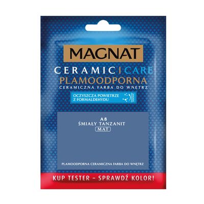 MAGNAT Farba ceramiczna Care Plamoodporna TESTER a8 śmiały tanzanit 30 ml