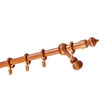 Karnisz pojedynczy 25 mm Agat wiśnia 220 cm