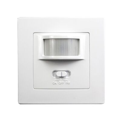 Czujnik ruchu podtynkowy 160° biały Duwi