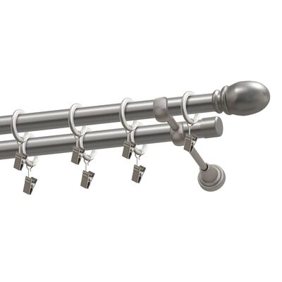 Karnisz podwójny 19/19 mm Par satyna 200 cm