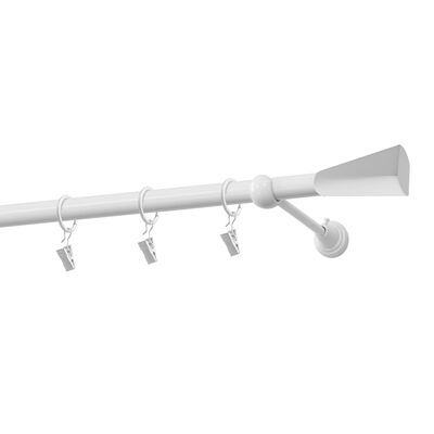 Karnisz pojedynczy 19 mm Loft biały mat 160 cm