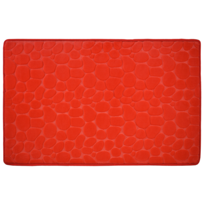 Dywanik łazienkowy Foam czerwony, niebieski