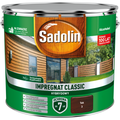 Sadolin Impregnat CLASSIC HYBRYDOWY Tek 9 l