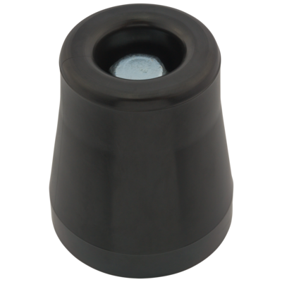 Odbojnik drzwiowy gumowy duży Ø53 mm czarny