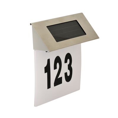 Lampa solarna POLUX podświetlany numer domu