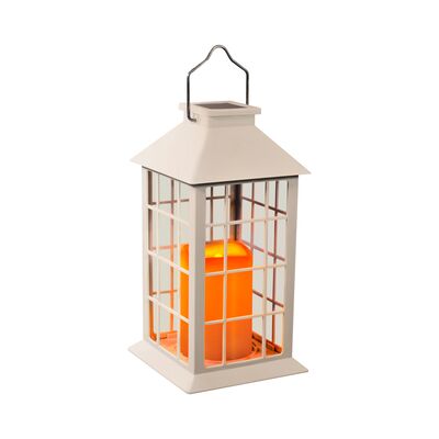 Lampa solarna POLUX latarenka biała