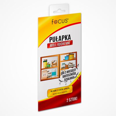Pułapka focus zwalcza mole kuchenne 2 sztuki FOCUS