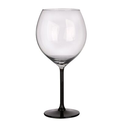 Kieliszek XXL 700 ml czarna nóżka