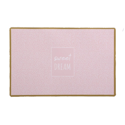 Mata stołowa More Love różowa 43 x 28 cm