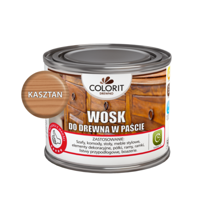 Colorit Drewno Wosk do drewna w paście Kasztan 0,5 l