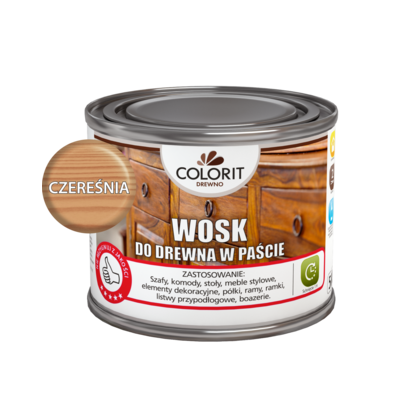 Colorit Drewno Wosk do drewna w paście Czereśnia 0,5 l