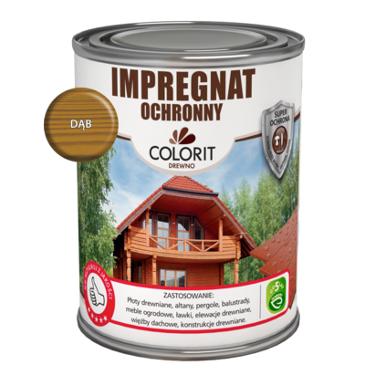 Colorit Drewno Impregnat ochronny dąb 0,75 l