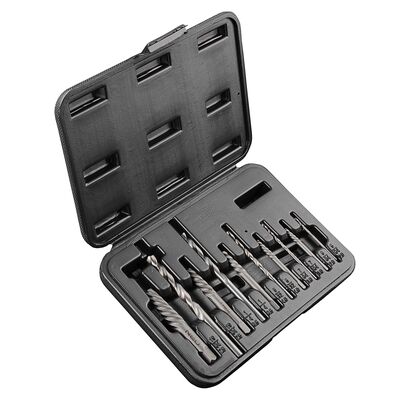 NEO Wykrętaki do zerwanych śrub z wiertłami pilotującymi zestaw 10 sztuk