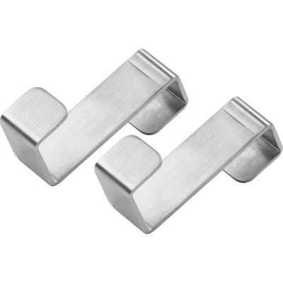 Wieszak na drzwi szafki Wieszaki pojedyncze do kuchni polerowana stal , wysokość: 4,7 cm