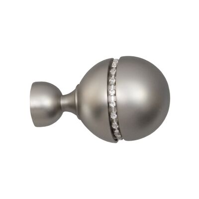 Zakończenie satyna nikiel diamond CORSO 19 mm Bojanek