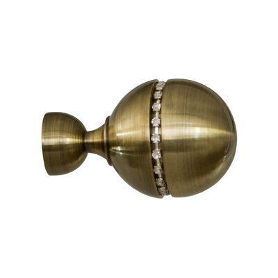 Zakończenie mosiądz antyczny diamond CORSO 19 mm Bojanek