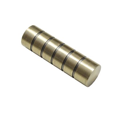 Zakończenie Maja 25 mm do karnisza Barok mosiądz antyczny