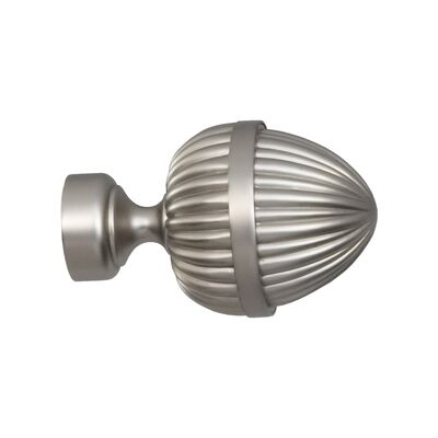 Zakończenie satyna nikiel PALAZZO 25 mm Bojanek