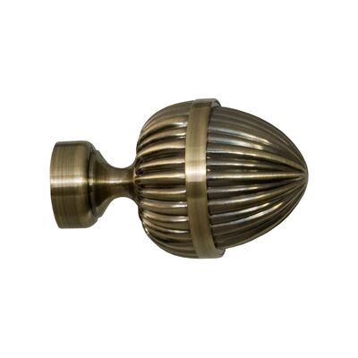 Zakończenie mosiądz antyczny PALAZZO 25 mm Bojanek