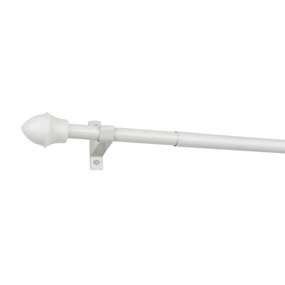 Karnisz do zazdrostek 85-135 cm biały Bojanek