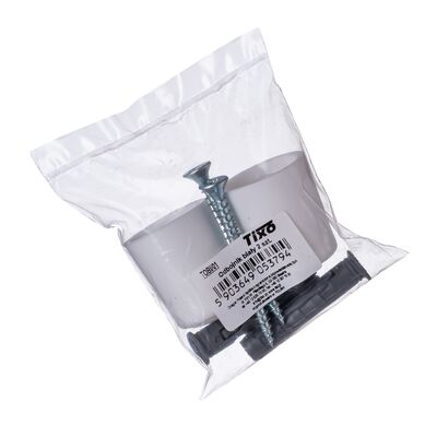 Odbojnik biały zestaw 2 sztuki TIXO