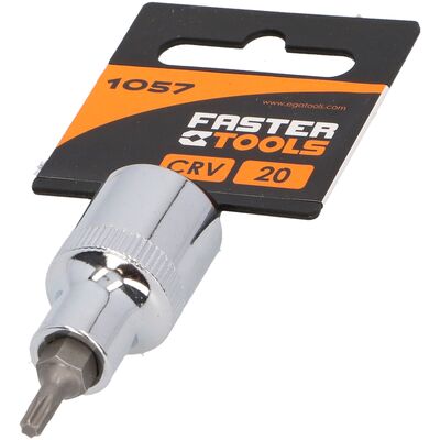 FASTER TOOLS Nasadka TORX z trzpieniem 1/2” T20