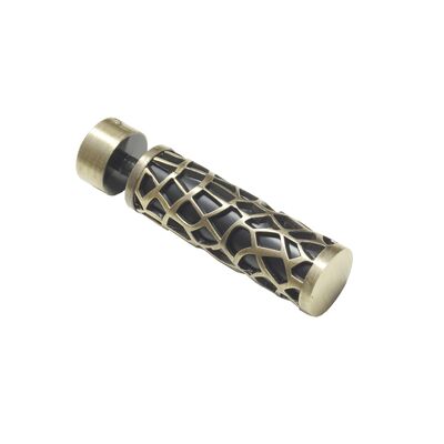 Zakończenie Carmen 19 mm do karnisza Renesans mosiądz antyczny