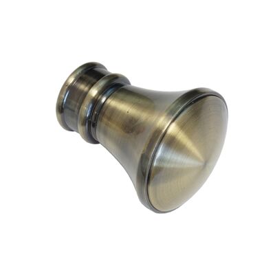 Zakończenie Jazz 25 mm do karnisza Barok mosiądz antyczny