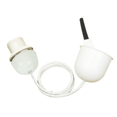 LINKA biała z osłonką 1x60W E27 CANDELLUX