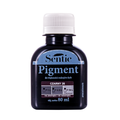 Sentic Pigment do farb 80 ml czarny D26