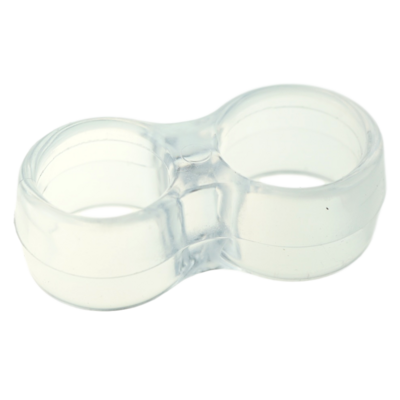 Odbojnik drzwiowy na klamkę transparentny