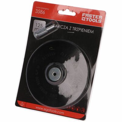 Dysk elastyczny z trzpieniem 125 mm FASTER TOOLS