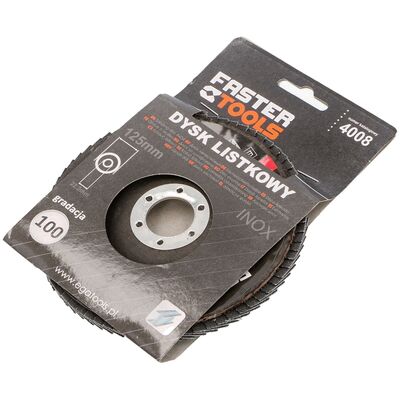 Dyski listkowy INOX 125 mm 120 gr FASTER TOOLS