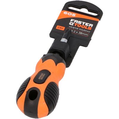 FASTER TOOLS Wkrętak krzyżowy PH2 x 38 mm
