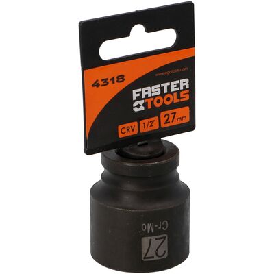 FASTER TOOLS Nasadka udarowa sześciokątna 1/2” 27 mm