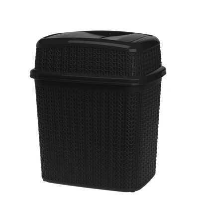 Kosz uchylny 10 l WILLOW czarny