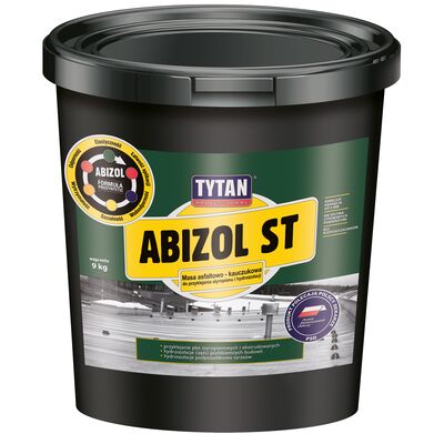 Masa dyspersyjna asfaltowo-kauczukowa Abizol ST 9 kg Tytan