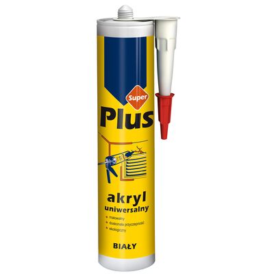 Akryl uniwersalny 280 ml biały SUPER PLUS