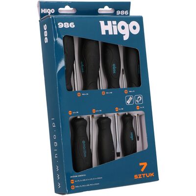 Zestaw wkrętaków 7cz. HIGO