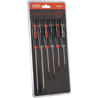 FASTER TOOLS Zestaw wkrętaków precyzyjnych 6cz.