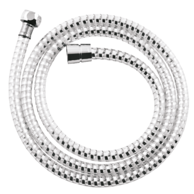 Wąż natryskowy Biflex transparentny 150 cm chrom/transparentny Invena