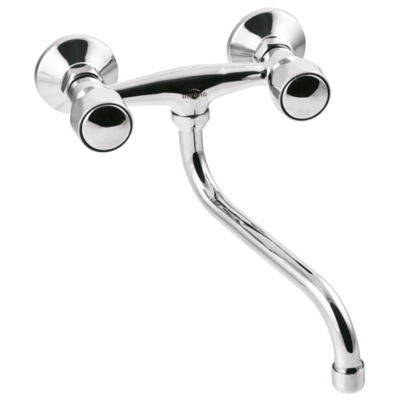 Bateria umywalkowo-zlewozmywakowa Modena typu S 20 cm chrom Invena