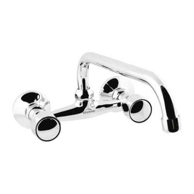 Bateria umywalkowo-zlewozmywakowa Modena typu U 20 cm chrom Invena