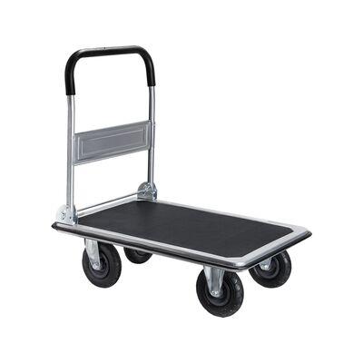 Wózek 4-kołowy pompowane koła udźwig do 350 kg Drel