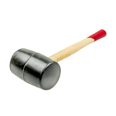 Młotek gumowy z drewnianym trzonkiem 80 mm FASTER TOOLS